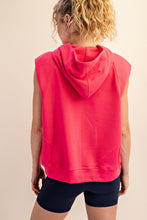 Load image into Gallery viewer, Rae Mode French Terry Oversized Sleeveless Hoodie