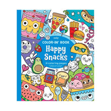 Load image into Gallery viewer, OOLY - Color-in' Book: Happy Snacks Coloring Book