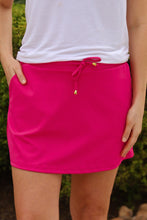 Load image into Gallery viewer, April26 Array - Solid Raspberry Skort