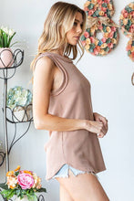 Load image into Gallery viewer, HEIMISH - SLEEVELESS SOLID URBAN RIBBED TOP