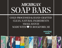 Load image into Gallery viewer, Soaring Suds Soap Co., LLC - Northern Lights MI Artisan Soap