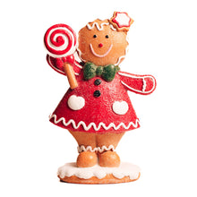 Load image into Gallery viewer, A Cheerful Giver - Mrs. Swirl Gingerbread — Christmas, Holiday Decorations