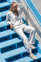 Load image into Gallery viewer, Modal Scuba V-Neck Top | Lightweight 4-Way Stretch Lounge & Everyday Wear