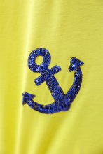 Load image into Gallery viewer, April26 Array - Set Sail Sequin Patch Top