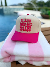 Load image into Gallery viewer, April26 Array - Judson - "Girls Just Wanna Have Sun" Embroidered Two Tone Baseball Cap