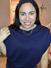 Load image into Gallery viewer, Charlotte Avery Short Sleeve Scuba Oversized Top