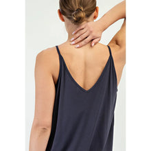 Load image into Gallery viewer, Rae Mode V-Neck Active Tank Top for Women - Coal Black