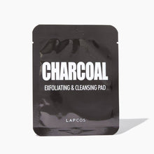 Load image into Gallery viewer, LAPCOS - Charcoal Exfoliating & Cleansing Pad 5-pack