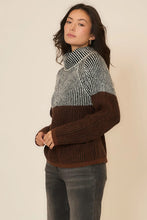 Load image into Gallery viewer, Cozy Co Brushed Rib Knit Cowl Neck Sweater – Soft Stretch Blend