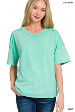 Load image into Gallery viewer, Zenana Mineral Wash Short Sleeve and Short Sets