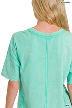 Load image into Gallery viewer, Zenana Mineral Wash Short Sleeve and Short Sets
