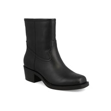 Load image into Gallery viewer, MIA Shoes Dagny Boot – Black Square Toe Ankle Boot with Block Heel