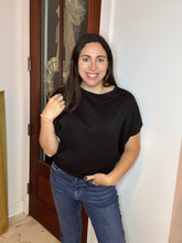 Load image into Gallery viewer, Charlotte Avery Short Sleeve Scuba Oversized Top