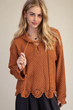 Load image into Gallery viewer, Easel Laced Up Front Sweater