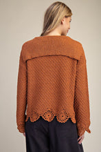 Load image into Gallery viewer, Easel Laced Up Front Sweater