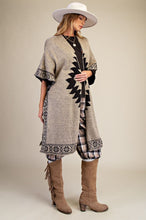 Load image into Gallery viewer, Easel Ethnic Pattern Sweater Cardigan