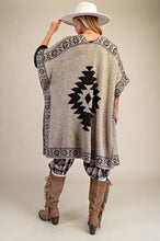 Load image into Gallery viewer, Easel Ethnic Pattern Sweater Cardigan