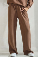 Load image into Gallery viewer, Yelete Wide Leg Sweatpants Mocha