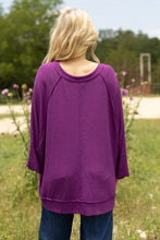 Load image into Gallery viewer, Andree by Unit Flowy Split Neck Top