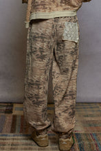 Load image into Gallery viewer, POL French Terry Lace Patch Printed Woven Pants