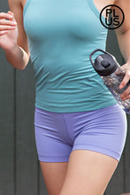 Load image into Gallery viewer, Rae Mode - Blue Hyacinth 4" Basic Biker Short