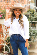 Load image into Gallery viewer, Grace + Emma Kathryn Classic Button-Up White