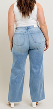 Load image into Gallery viewer, Judy Blue Mid-Rise Tummy Control & Wide Leg Jean