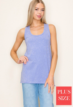 Load image into Gallery viewer, White Birch Twist Back Knit Tank, Square Neck