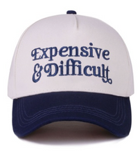 Load image into Gallery viewer, Expensive & Difficult Two Tone Canvas Cotton Cap