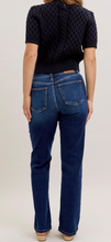 Load image into Gallery viewer, Judy Blue Mid Rise Straight Dark Wash Jean