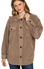 Load image into Gallery viewer, Oversized Fleece Shacket
