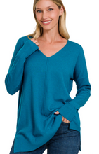 Load image into Gallery viewer, Zenana Cashmere Feel V-neck Sweater