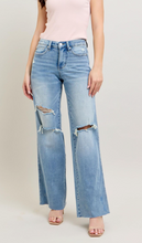 Load image into Gallery viewer, Judy Blue Mid-Rise Tummy Control & Wide Leg Jean
