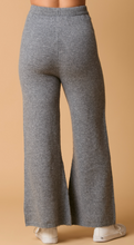 Load image into Gallery viewer, Fantastic Fawn Knit Pants with Side Pockets- Charcoal