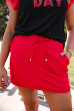 Load image into Gallery viewer, Jess Lea Solid Red Skort