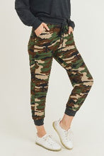 Load image into Gallery viewer, Yelete High Rise Camouflage Joggers
