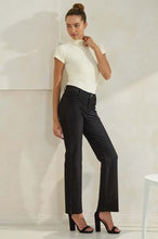 Load image into Gallery viewer, Yelete Classic Solid Straight Leg Jeggings