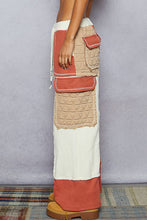 Load image into Gallery viewer, POL Quilted Casual Contrast Solid Knit Pants