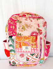 Load image into Gallery viewer, Heart of Grace - Pink City Quilted Backpack