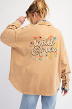 Load image into Gallery viewer, Easel Button Down Mineral Washed Terry Shacket