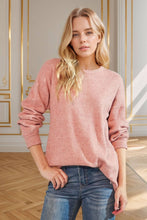 Load image into Gallery viewer, HEIMISH - PUFF SLEEVE SOLID SWEATER TOP