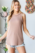Load image into Gallery viewer, HEIMISH - SLEEVELESS SOLID URBAN RIBBED TOP