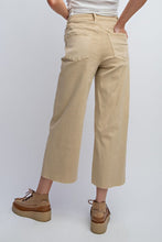 Load image into Gallery viewer, Easel Button Front Stretch Twill Pants