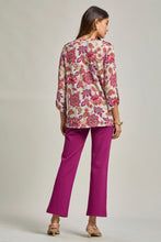 Load image into Gallery viewer, Dear Scarlett Lizzy Luxe Top- Beige/Pink Floral