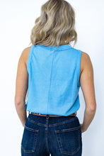 Load image into Gallery viewer, Andree By Unit 5 Button Down Waffle Tank Top