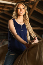 Load image into Gallery viewer, Andree By Unit 1/4 Button Down Tank Top