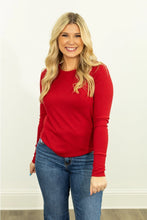 Load image into Gallery viewer, Grace + Emma Ribbed Long-Sleeve Top