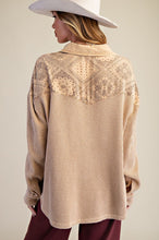 Load image into Gallery viewer, Easel Button Down Washed Thermal Shacket