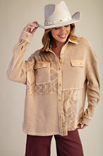 Load image into Gallery viewer, Easel Button Down Washed Thermal Shacket