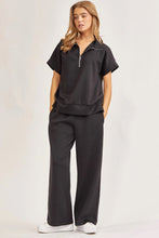 Load image into Gallery viewer, Dear Scarlett Short Sleeve & Wide Leg Scuba Set